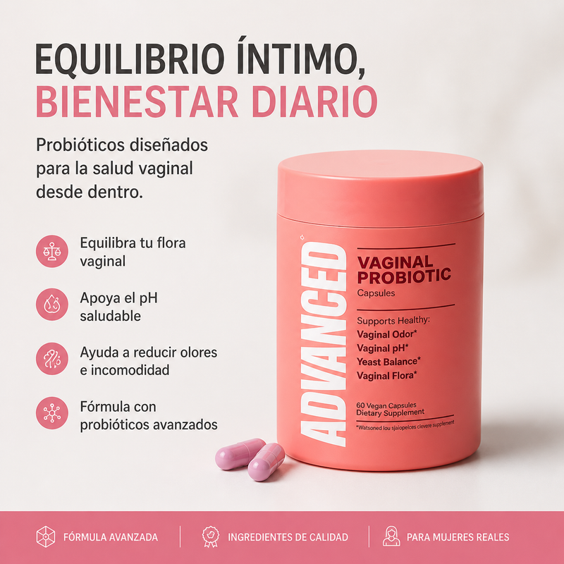 Ingredientes probiótico vaginal flora íntima Hoxire