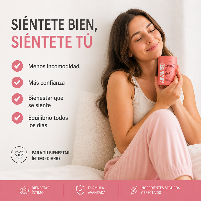 Probiótico vaginal avanzado HOXIRE 60 cápsulas