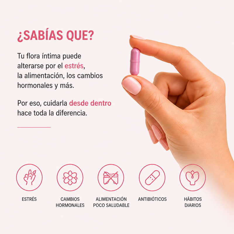 Probiótico vaginal avanzado HOXIRE 60 cápsulas